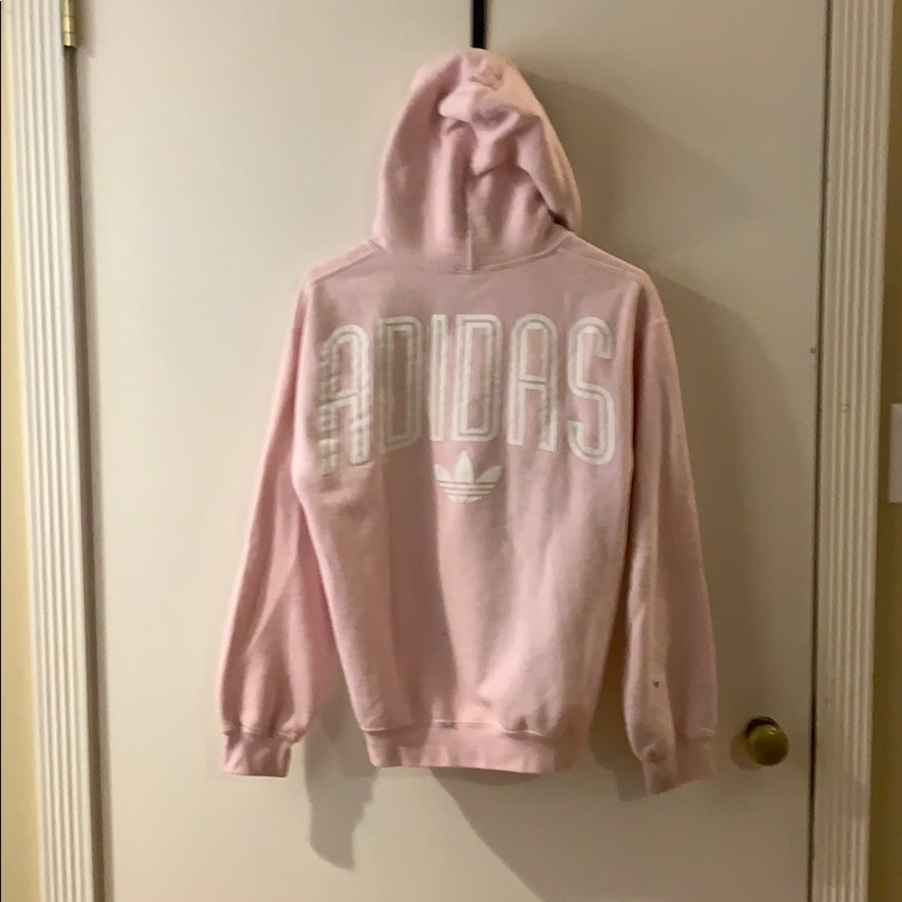 pink adidas sweatshirt